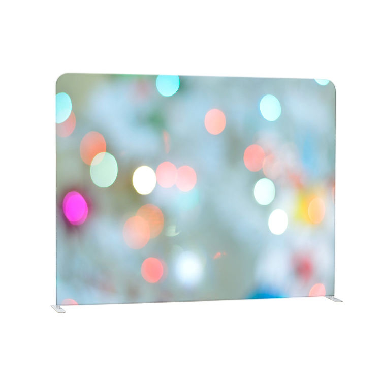 20ft wide awesome straight tension fabric pillow case custom backdrop stand