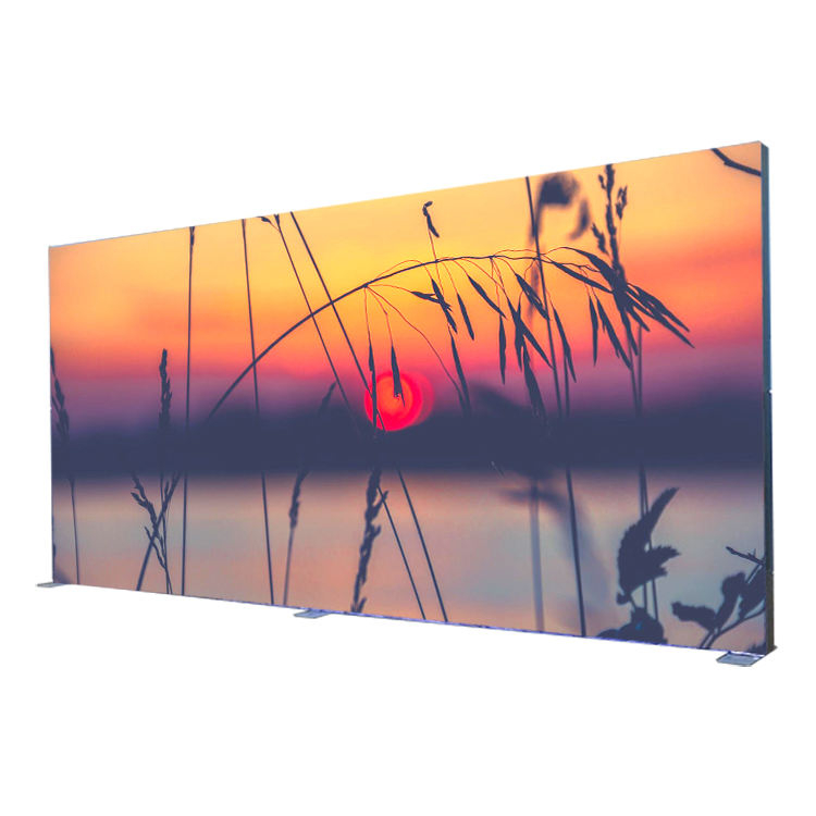Aluminum frame seg led backlit display light box