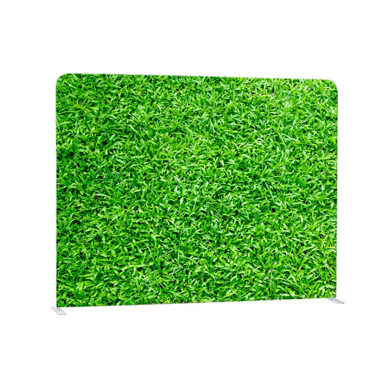 10ft 20ft straight aluminum frame full color custom tension fabric backdrop display