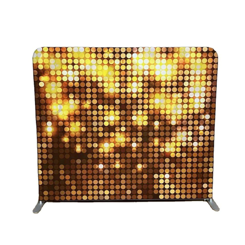 Custom size theme party decor photo booth straight trade show display backdrop stands wall