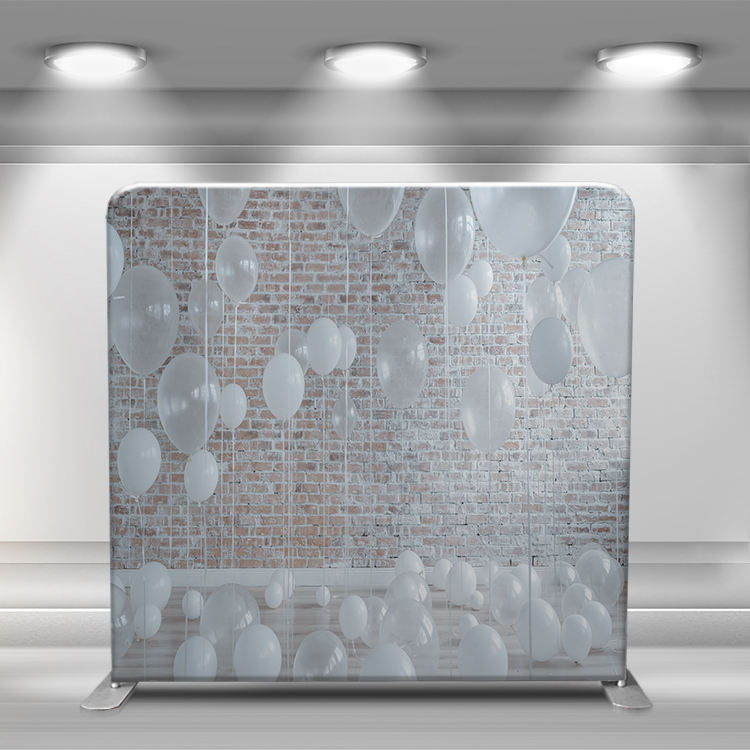 Display Stand directly 8ft straight aluminum tube stand tension fabric pillow case cover party photo booth backdrop