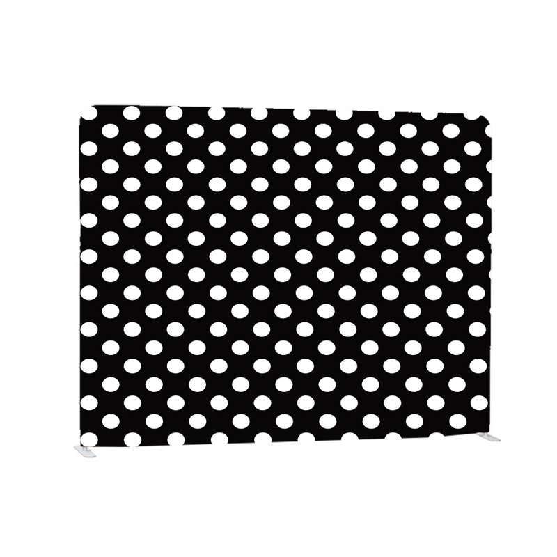 Wall tube stand free standing custom printing backdrop with tension fabric backdrop display wall