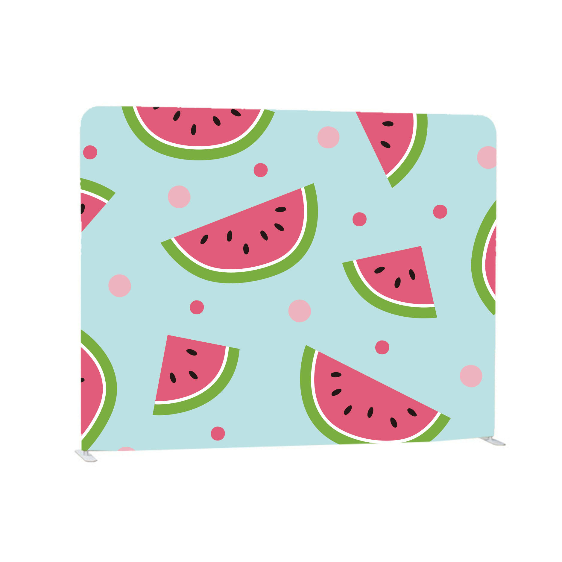 Wall tube stand free standing custom printing backdrop with tension fabric backdrop display wall