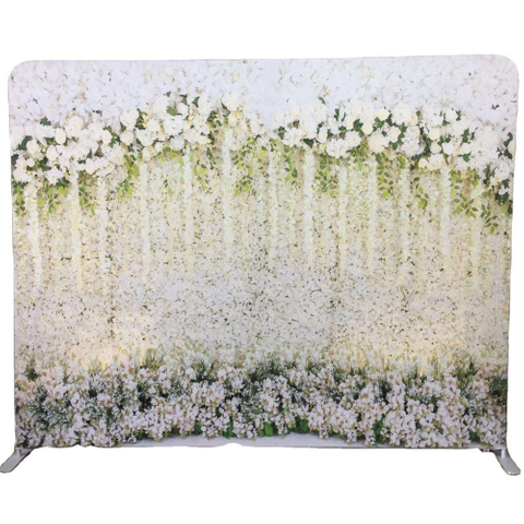 High quality and portable photo backdrop stand with tension fabric display backdrop