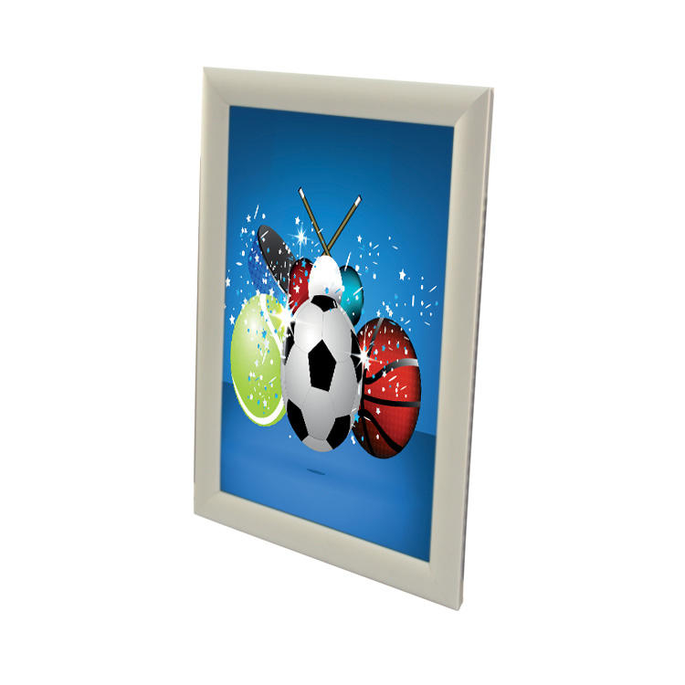 25mm aluminum profile 11x17 snap clips on photo frame
