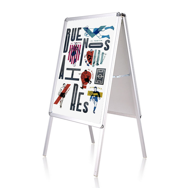 Free standing good quality outdoor sandwich board display a frame sign stand