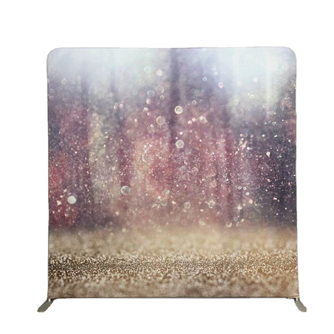 8ft portable fabric backdrops tube stands custom-made stretch pillow case tension display backdrop for event