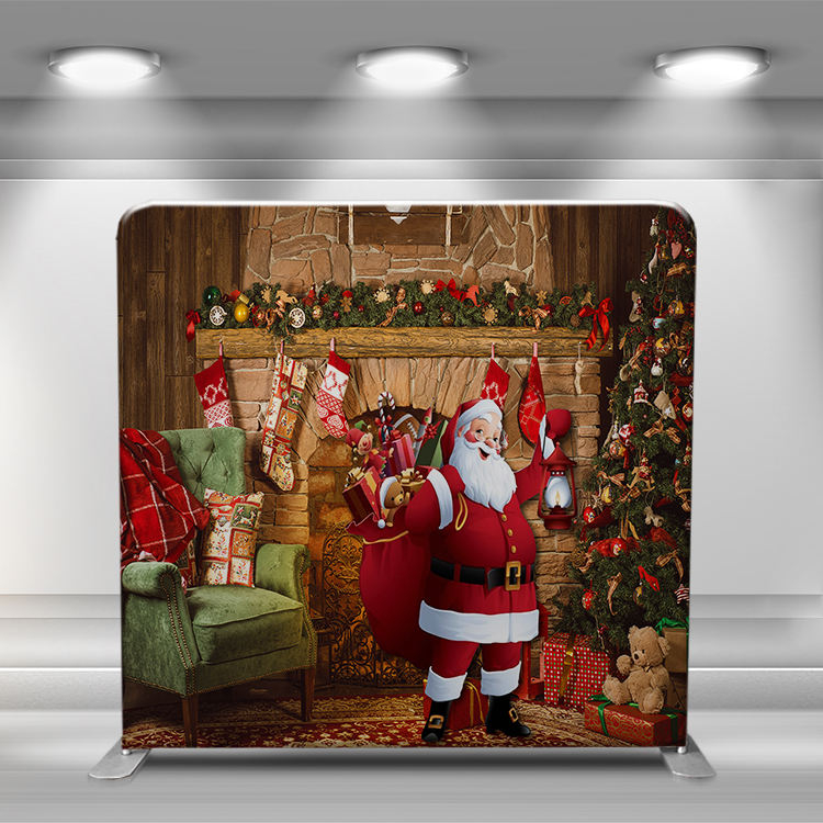 customized backdrops for wedding event display stand aluminum tension fabric exhibition booth custom backdrop