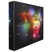 Hot sale portable backdrop aluminum frame straight SEG backlit light box fabric