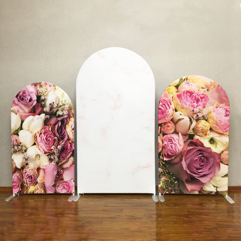 New design custom printing birthday wall backdrop cover for parties