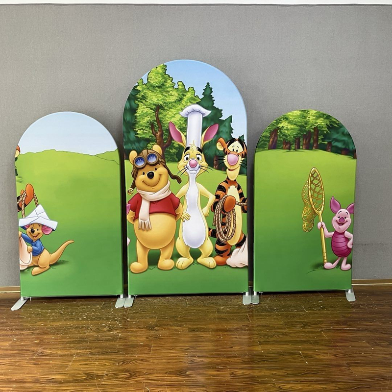 Custom Portable Arch Backdrop Wall 3 Round Arch Panel Baby Shower Birthday Wedding Party Event Decoration