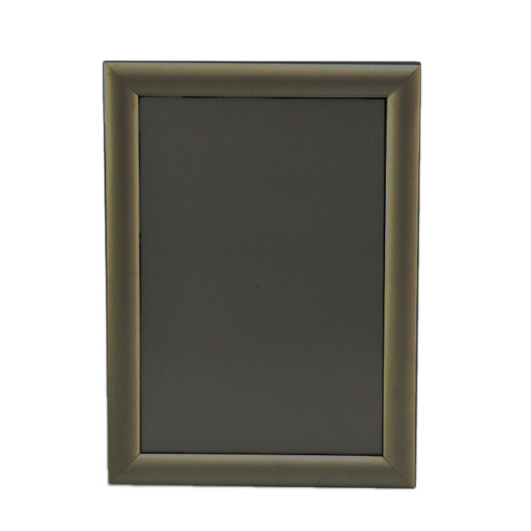 25mm 11'' black aluminum snap frame b1 profile