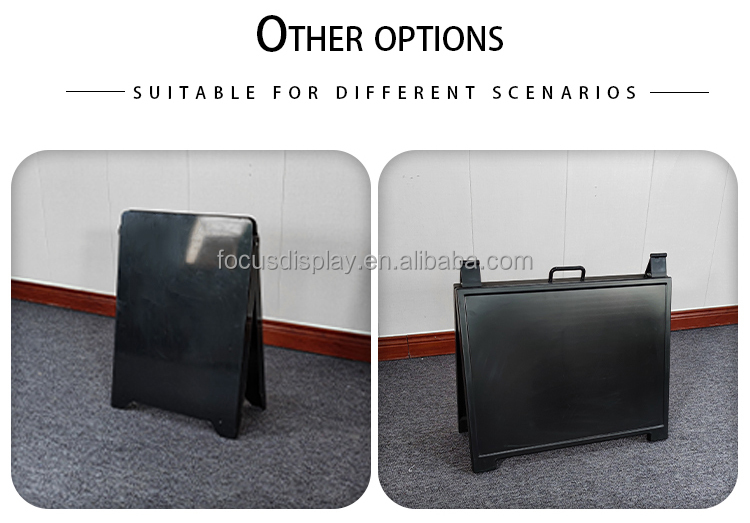 Custom Billboard Sidewalk Sign Frame Plastic A Frame Sidewalk Board Sign