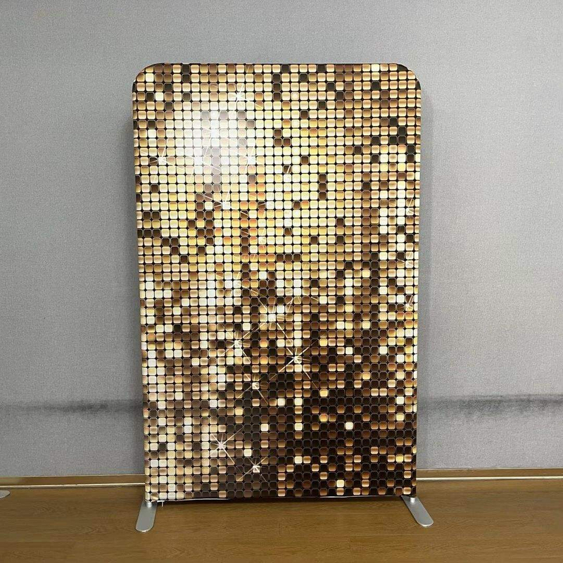 Stable variable background map standing portable square background billboard