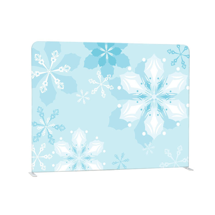 Custom christmas photography backdrop for photography studio with tension fabric display