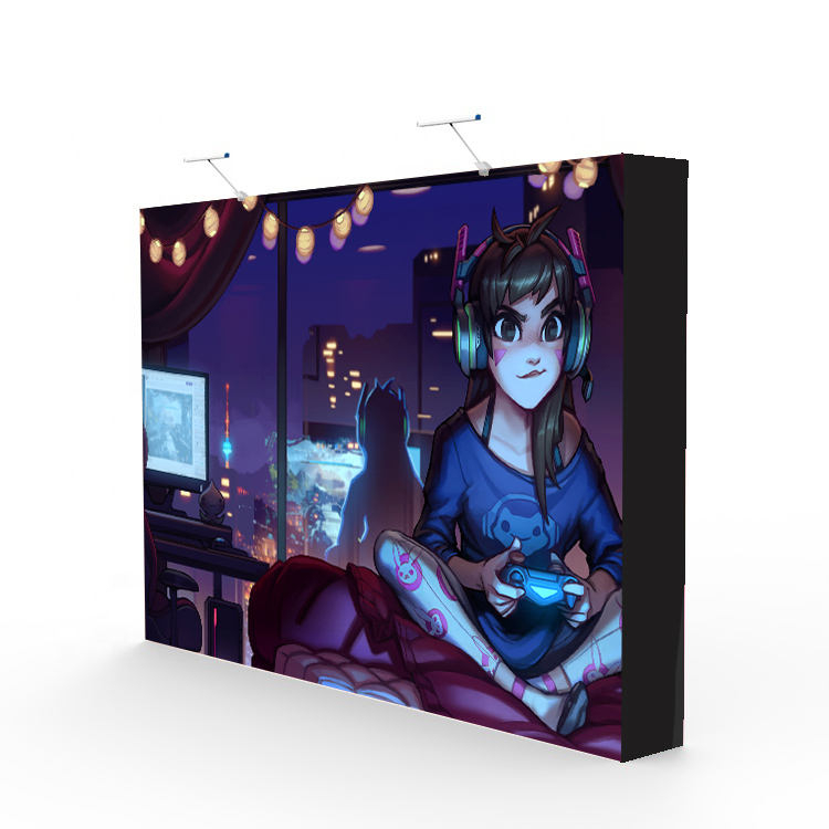Pop Up System Photo Display Foldable Fabric Stand Event Portable Pop Up Display Backdrop