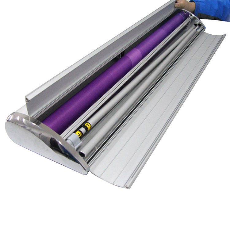 display advertising custom design banner aluminum cheap roll up stand