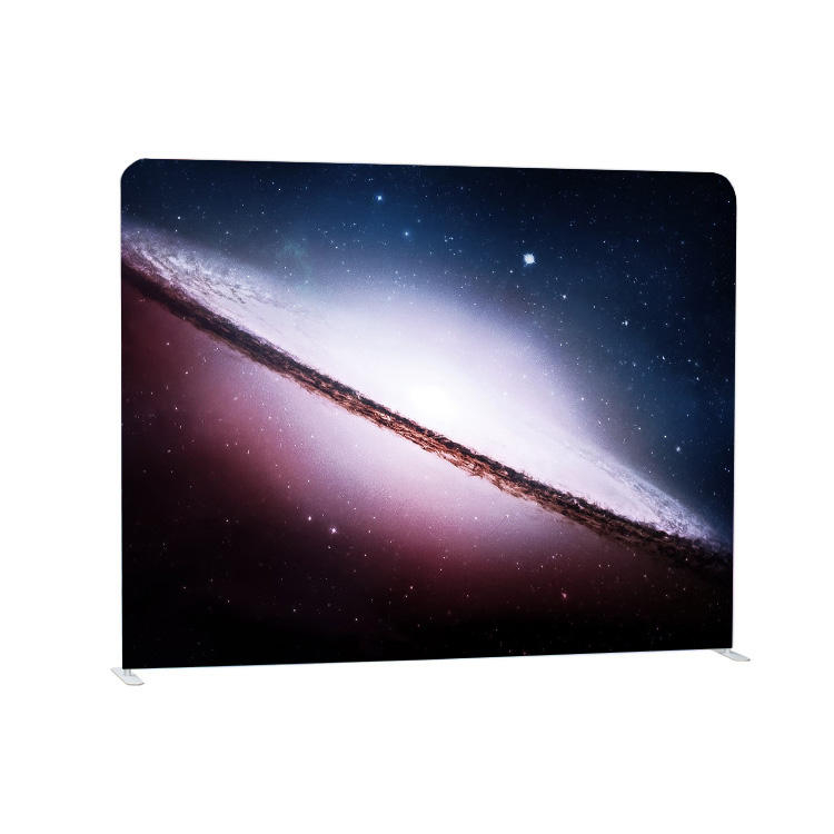 10ftx8ft Straight Inexpensive Indurative Publicity Tension Fabric Banner Display Equipment