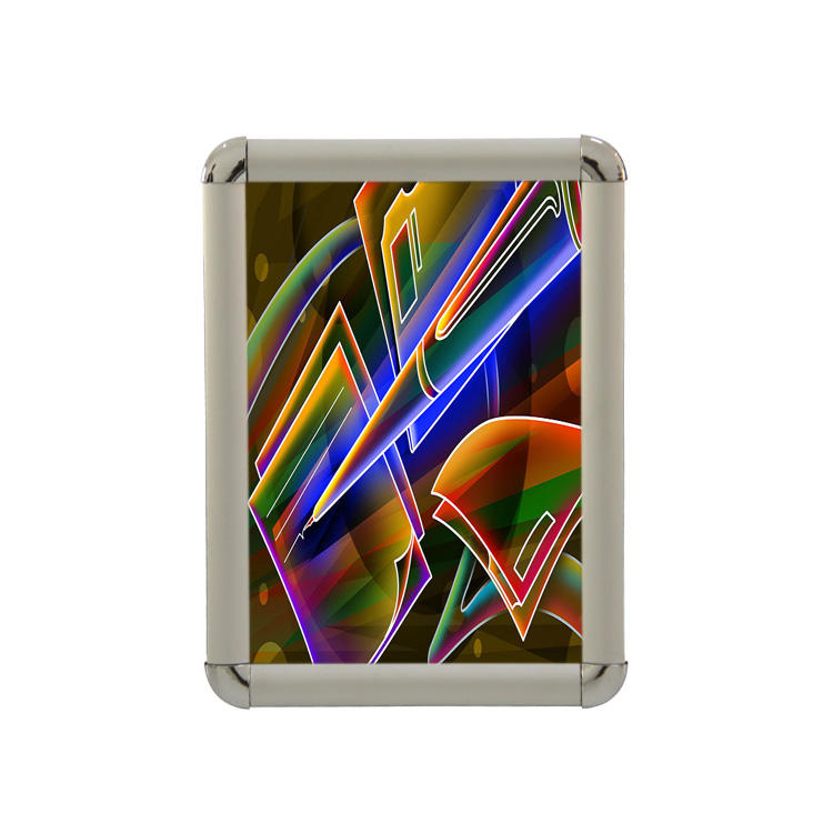 25mm a1 a2 a3 a4 customized aluminum poster hanger frames a5 b3 28'' anodised snap frame