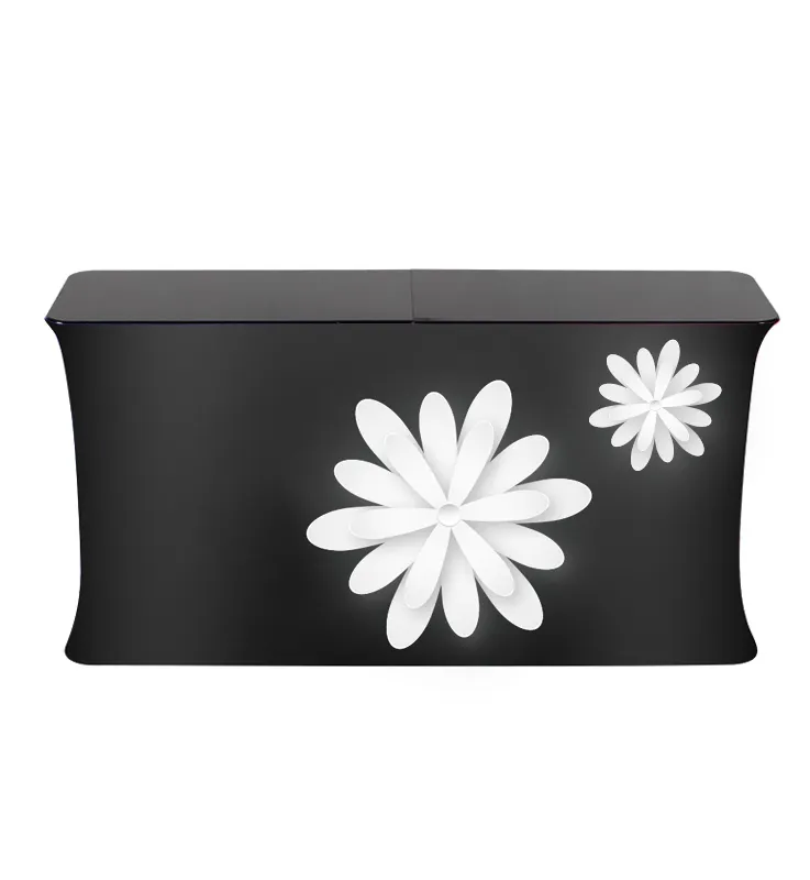 Printing Cover Aluminum Frame Tension Fabric Promotional Used Display Counter Table