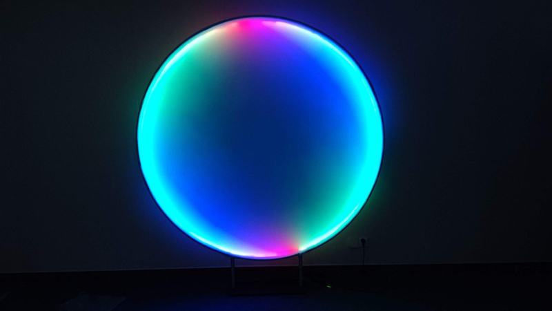 Luminous Truss Stage Lighting Truss For LED Cabinet Fabric Cake Round Wedding Backdrop Stand For Event
