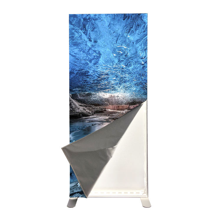 Customized szie portable freestanding backlit stretch fabric lightbox for exhibition