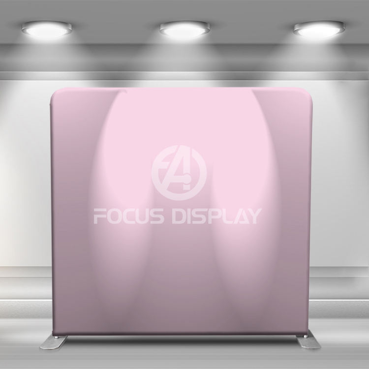 8 ft collapsible frame custom logo printing photo booth stand display Boho printing backdrop banner wall