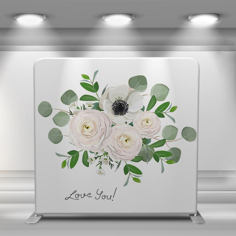 Customized straight full color tension fabric photo background photography backdrop