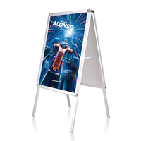 Wholesale high quality aluminum digital rotating a board sign