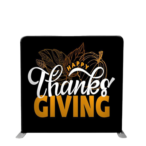 Top Sale 8 ft Thanksgiving Day Castle Bright Background Dinner Party Decor Pillow Case Backdrop Wall
