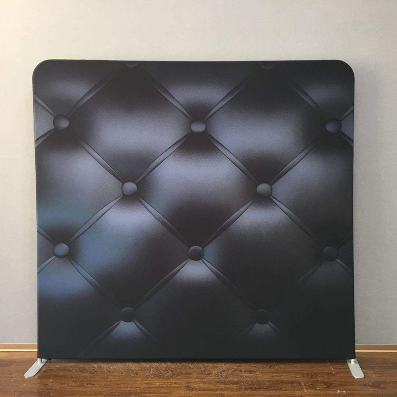 8 ft Aluminum tube stand Aluminium frame portable backwall tension fabric photo booth backdrop