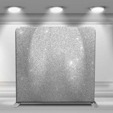 8ft straight tension fabric display 8ft 10ft tension fabric wall display stand photo booth background for exhibition