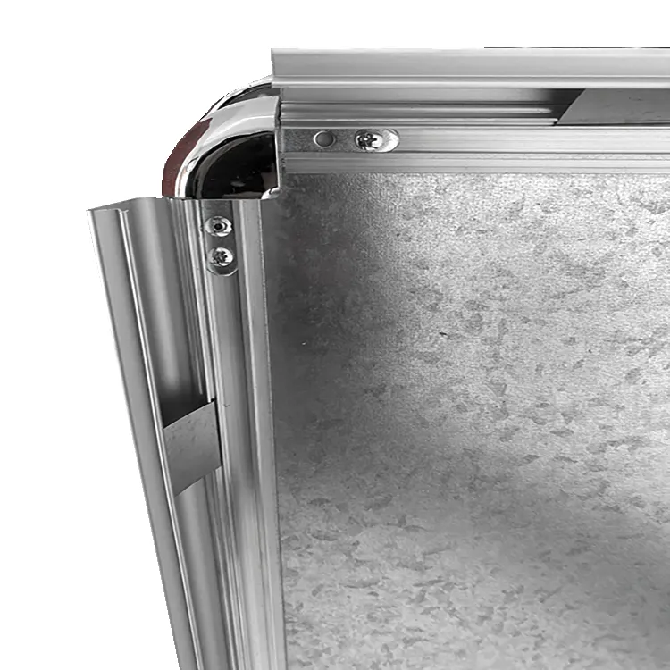 32mm Aluminum double sided pavement A2 portable small Board Poster Snap a frame Advertising Stand signs