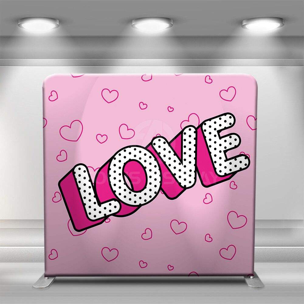 Straight elbow aluminum frame wedding photography and proposal round backdrop stand with zipper background