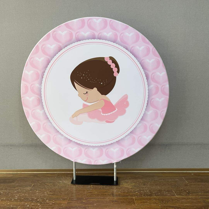 Hot Sale Celebrate New Life Decorative Background Wall Stand Column Cake Table Flower Round Background Wall