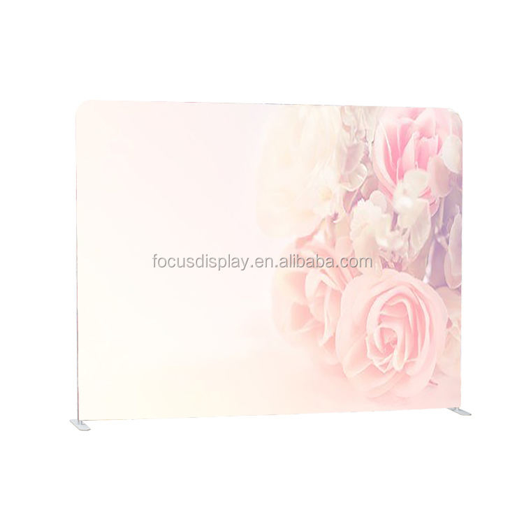 10 * 8 Tube Portable Display Wall for custom wedding photo booth photography backdrop