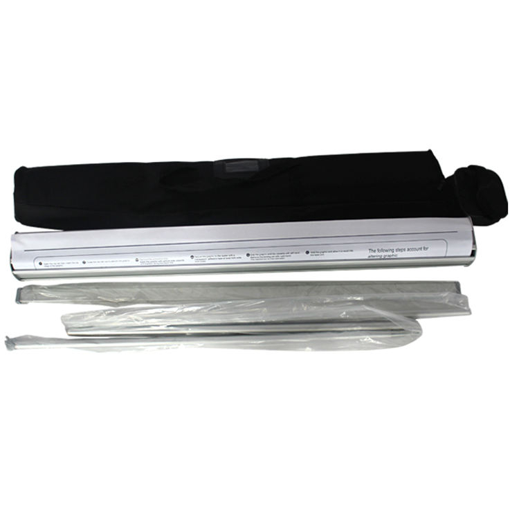 Trade show 85*200cm aluminum rollups frame display stand roll up pull up banner
