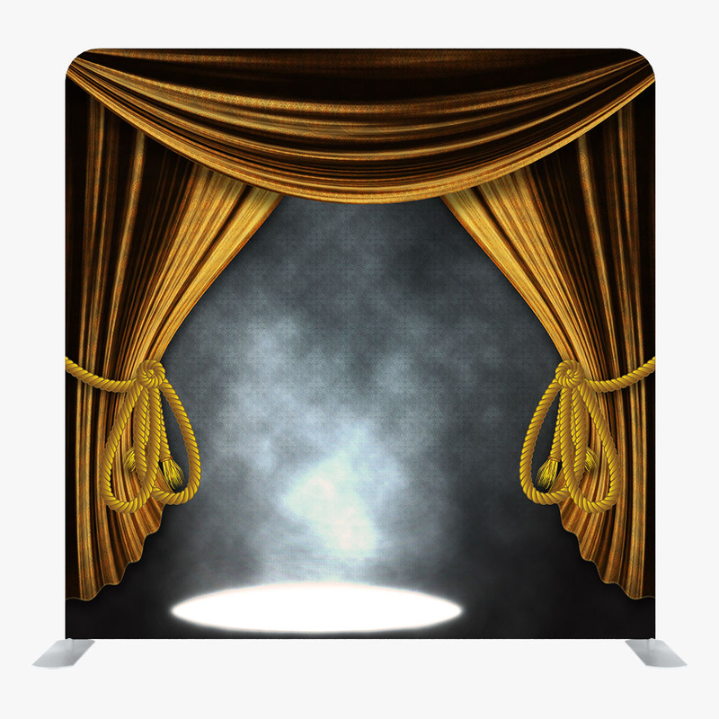 Outdoor trade show exhibition event portable aluminum display tension fabric foldable stand photo booth backdrop