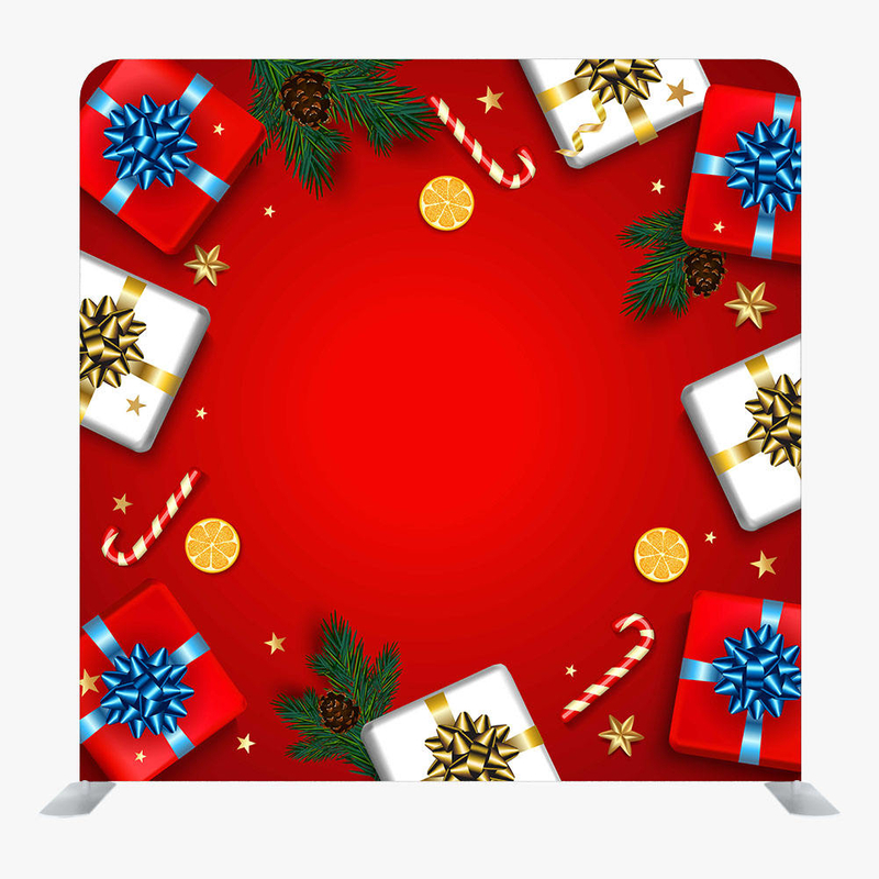 Outdoor trade show exhibition event portable aluminum display tension fabric foldable stand photo booth backdrop