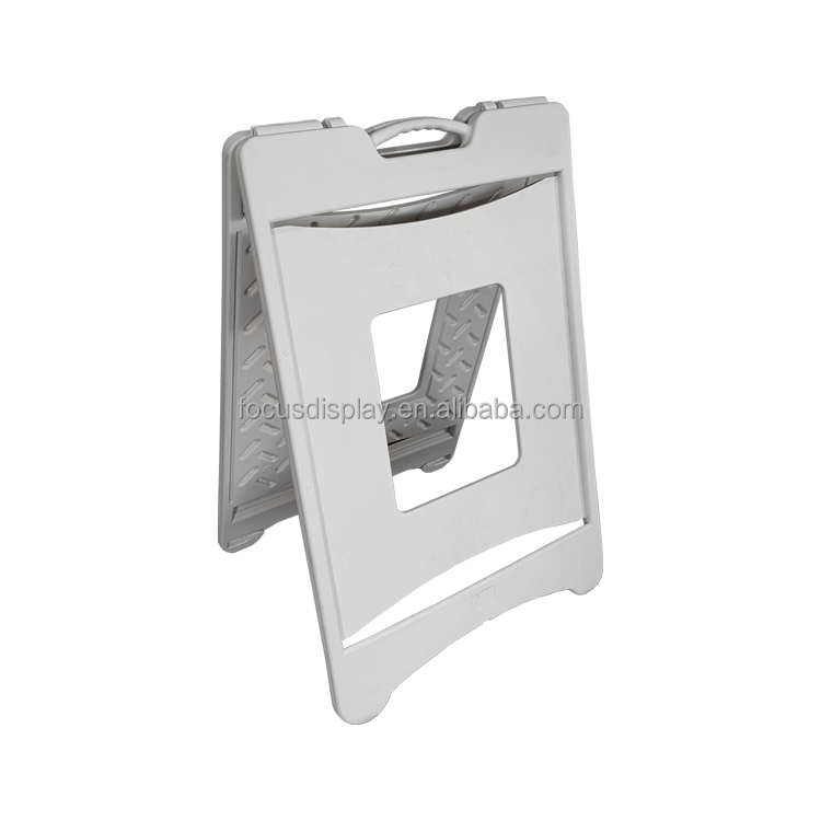 A Frame Sidewalk Pavement Sign Plastic Outdoor Pavement Sign