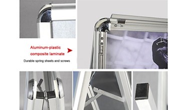 luminum folding A frame sign