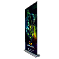 display advertising custom design banner aluminum cheap roll up stand