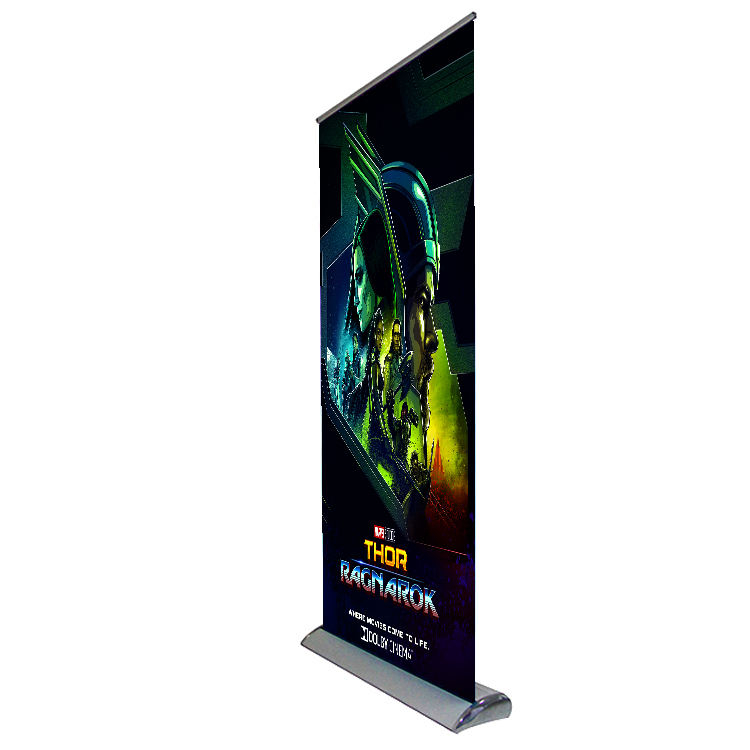 display advertising custom design banner aluminum cheap roll up stand