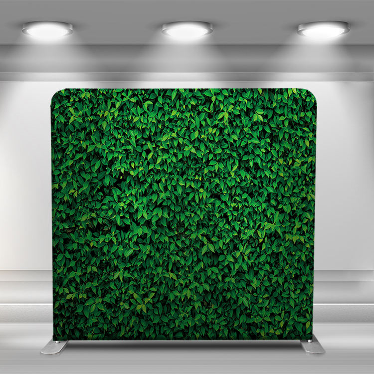 Custom full color printing rectangle shape aluminum tube tension fabric pillow case cover photo booth backdrop stand