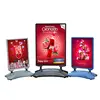 Plastic Base Water Injection Poster Frame Double Sided Screen Replaceable Background Picture Stereo Sign