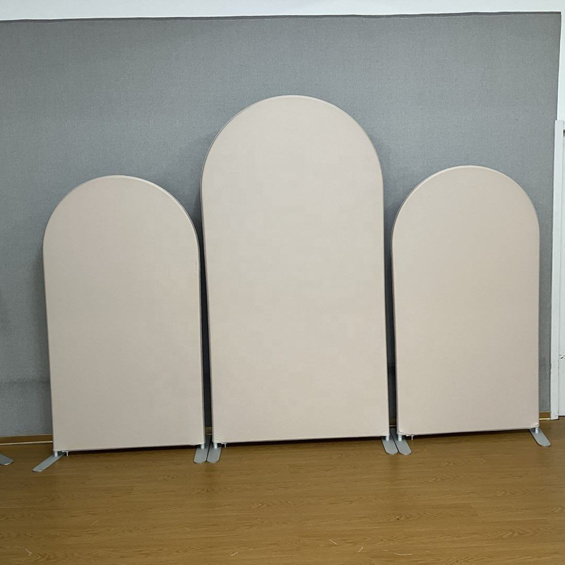 Arched Backdrop Stand for Birthday Party Wedding Decoration 3 Arch Panel Baby Shower Backdrop