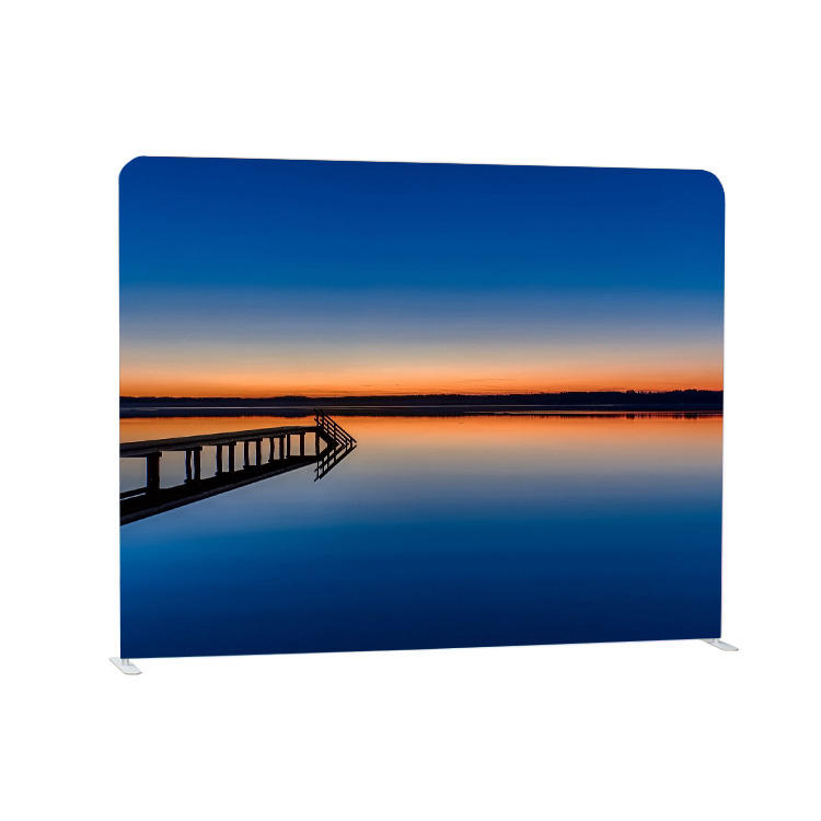 10ftx8ft Straight Inexpensive Indurative Publicity Tension Fabric Banner Display Equipment