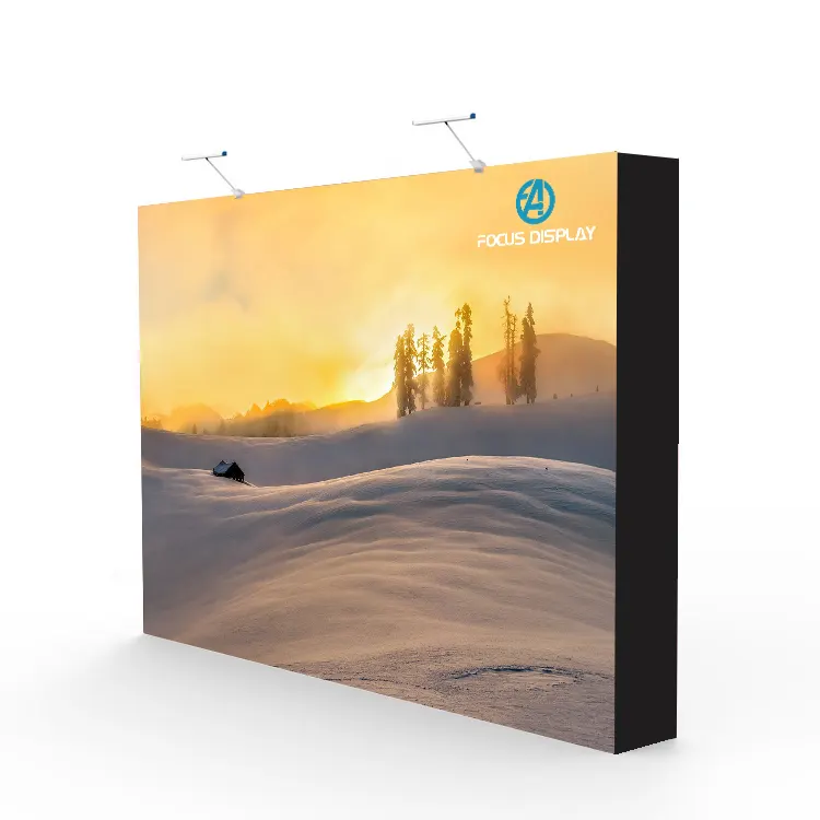 Lightweight And Easy Set Up SEG Pop Up 8ft Straight Display Stand For Pop Up Display Banner Wall