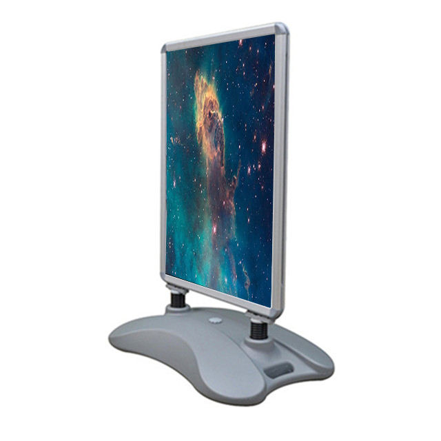 Pavement Sign Best Price Highest Quality A1 Outdoor Advertising Aluminum Profile Sidewalk Sign with Wheels