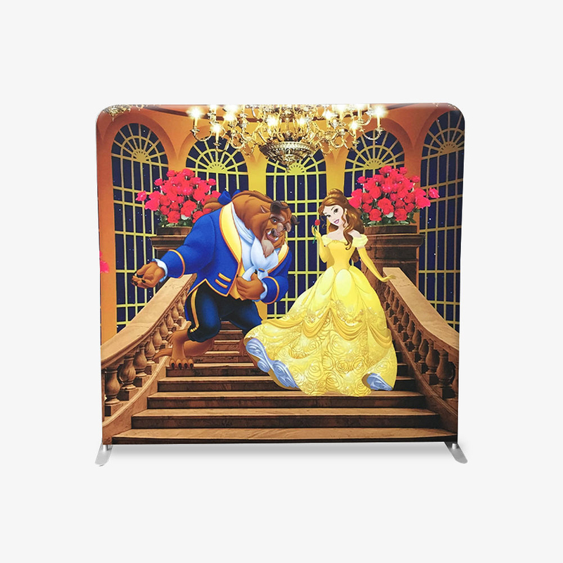 8*8 ft Aluminum tube straight wall printing cover event party supplies backdrop stand